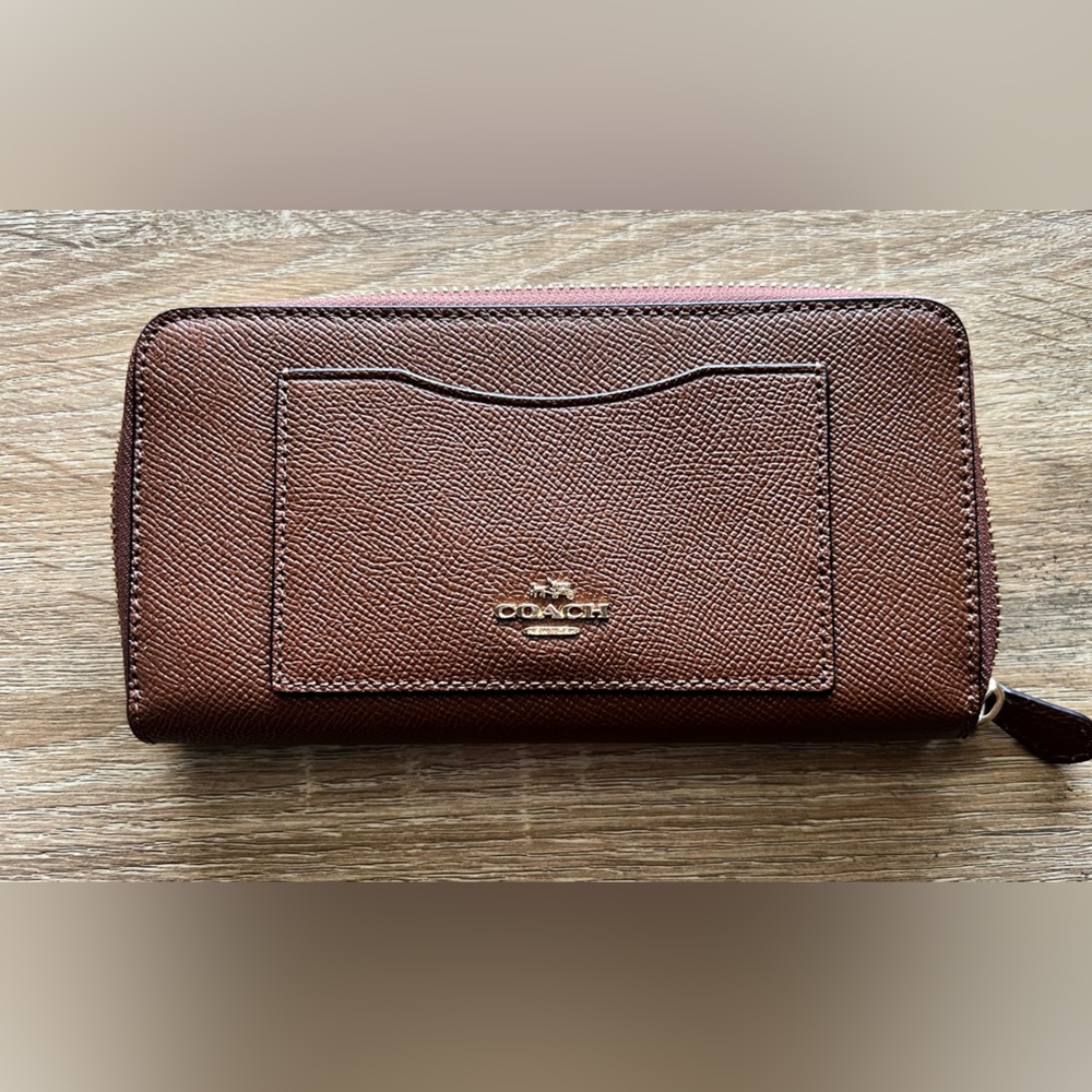 Brown Coach Leather Wallet